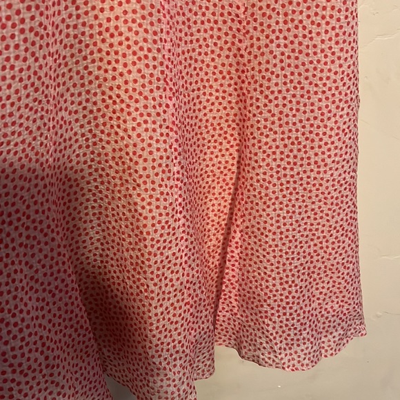 ♥️ MARC JACOBS ♥️ 💯 Silk Sleeveless Dress White & Red Polka Dot Ruffles 2 XS - Picture 4 of 9